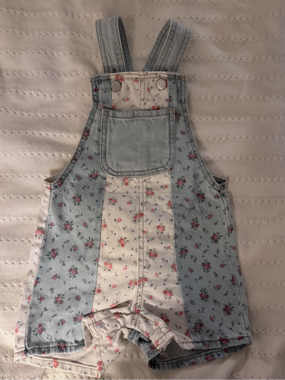 Old Navy Floral Overall Shorts | 100% Cotton | Sz 2t